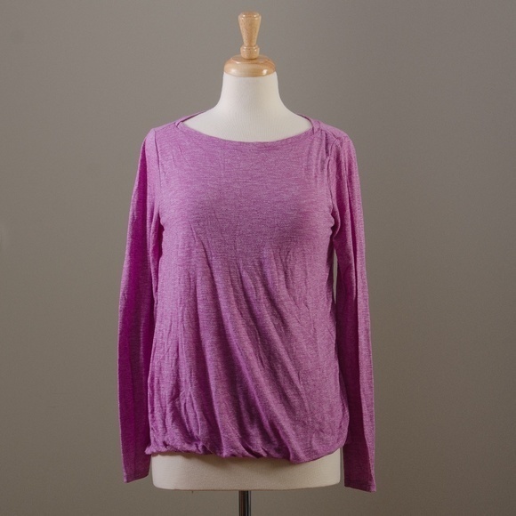 Athleta Other - [Athleta] pink marled long sleeve pullover